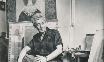 Vasile Crișan în atelier, 1969