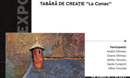 Expoziția taberei de creație „Tradiții Academice” în Curtea Interioară a Muzeului de Artă din Râmnicu Vâlcea
