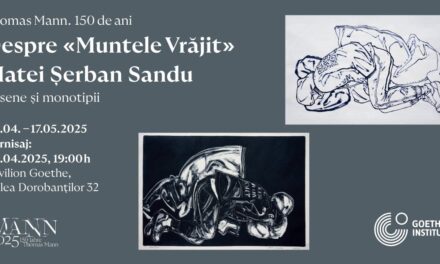 Expoziție de grafică „Despre Muntele Vrăjit” – Thomas Mann 150 de ani. Desene și monotipii de Matei Șerban Sandu @ Pavilion Goethe, București