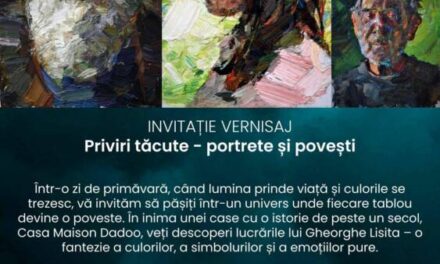Expoziție Gheorghe Lișiță „Priviri tăcute – portrete și povești” @ Casa Maison Dadoo, București
