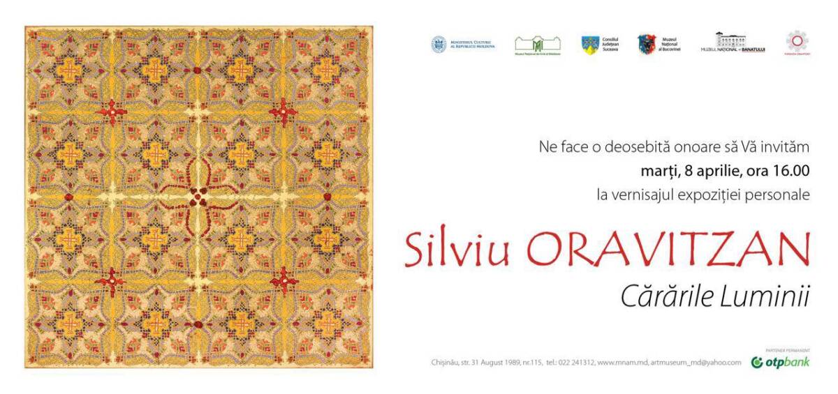 Expoziție Silviu Oravitzan „Cărările Luminii” @ Muzeul Național de Artă al Moldovei, Chișinău