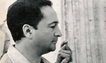 Gheorghe Șaru în atelier 1969