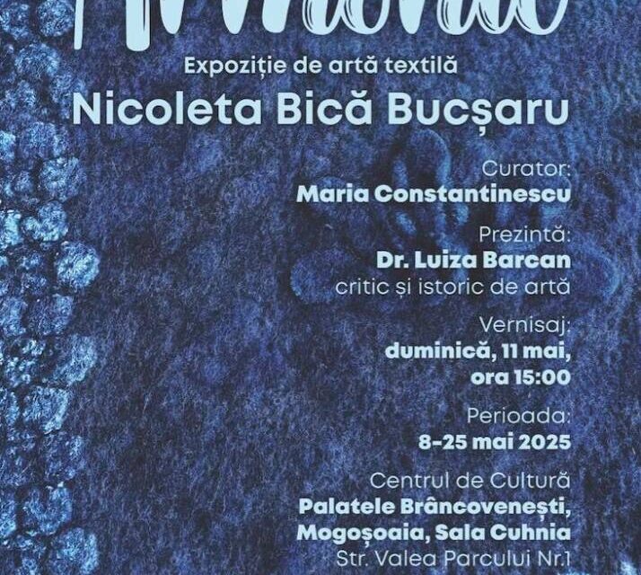 Expoziție de artă textilă Nicoleta Bică Bucșaru „Armonie” @ Galeria Cuhnia a Palatului Brâncovenesc de la Mogoșoaia