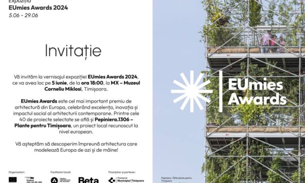 Expoziție „EUmies Awards 2024” @ MX – Muzeul Corneliu Miklosi, Timișoara