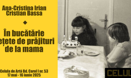 Expoziție-instalatie „În bucătărie. Rețete de prăjituri de la mama” Ana-Cristina Irian și Cristian Bassa @ Celula de Artă, București