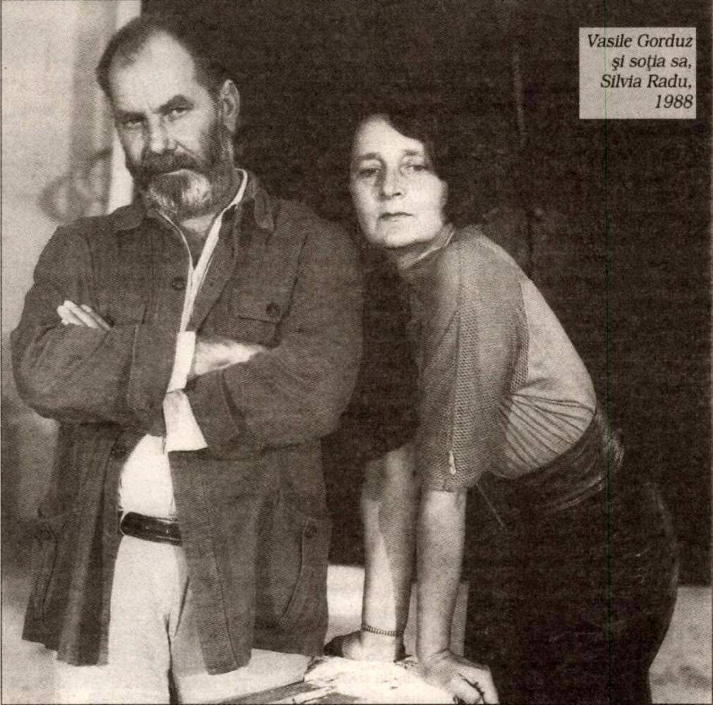 Vasile Gorduz și soția sa, Silvia Radu, 1988