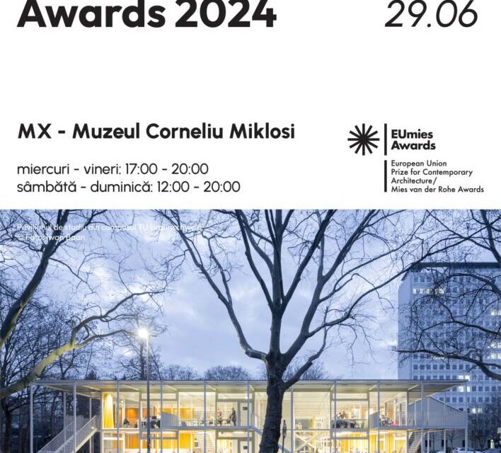 Expoziția celor mai bune proiecte europene de arhitectură contemporană ajunge la Muzeul Corneliu Miklosi: EUmies Awards 2024 la Timișoara
