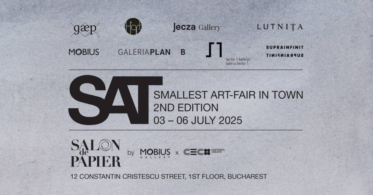 SAT – SMALLEST ART fair in TOWN, revine cu a doua ediție