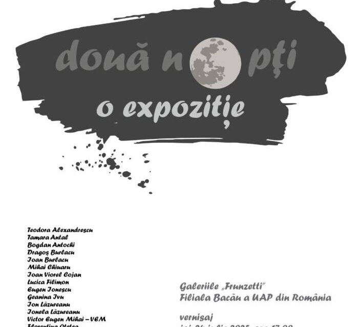 „Două nopți, o expoziție” @ Galeriile „Frunzetti”, Bacău