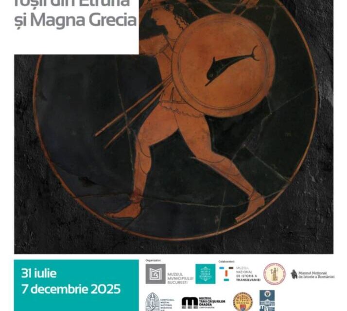 Expoziție „Grecii de peste mări. Ceramică cu figuri roșii din Etruria și Magna Grecia” la Muzeul George Severeanu – Muzeul Municipiului București