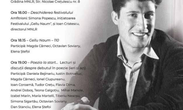 Festivalul „Gellu Naum”, ediția a X-a, 1-2 august 2025