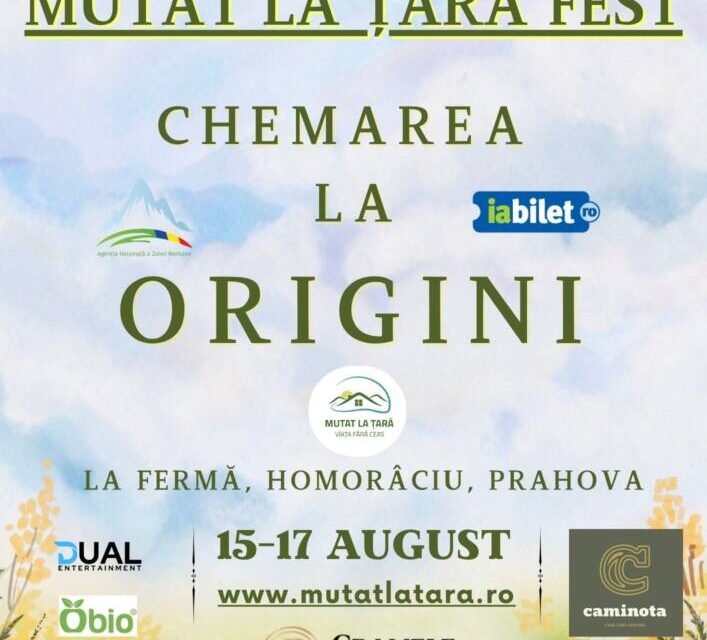 Meșteșuguri, tradiții și viață autentică la „Mutat la Țară Fest”, cu sprijinul Institutul Cultural Român
