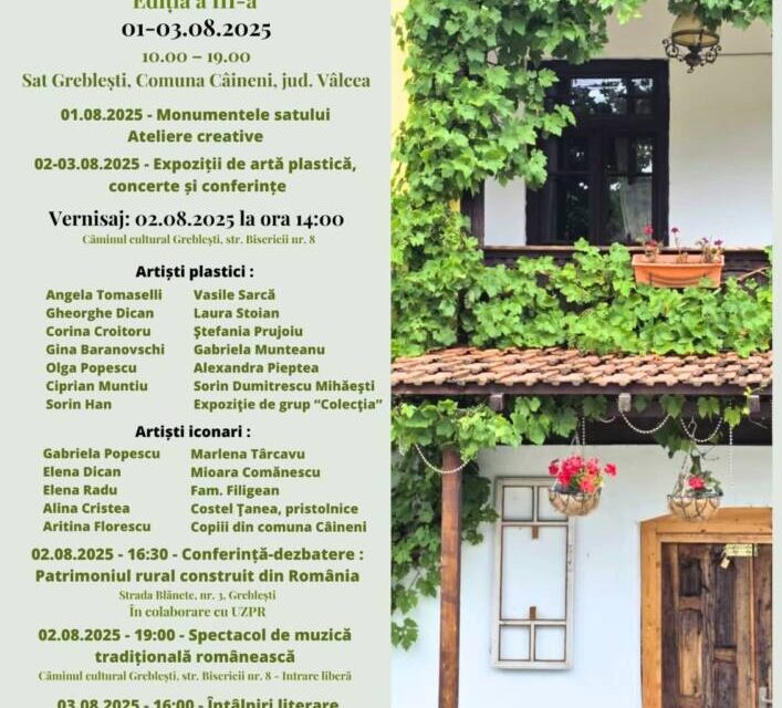 ACASĂ, Parcurs artistic în casele deschise din Greblești, ediţia a 3-a