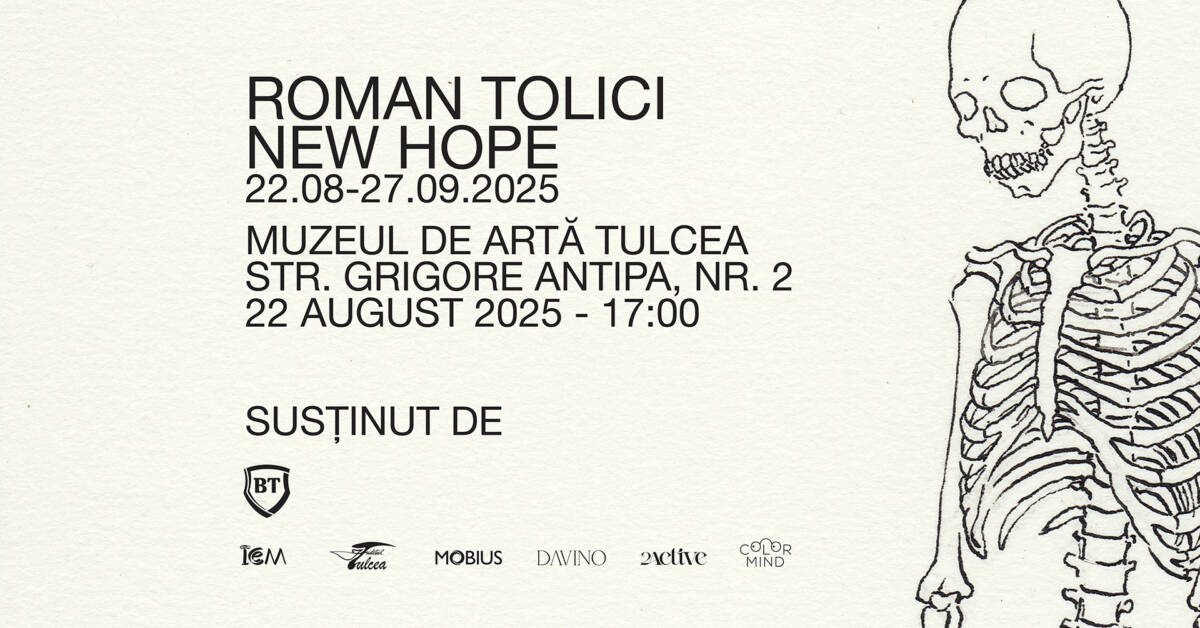 Expoziția „Noua Speranță” de Roman Tolici ajunge la Tulcea, marcând finalul unui amplu parcurs itinerant prin cinci orașe din România