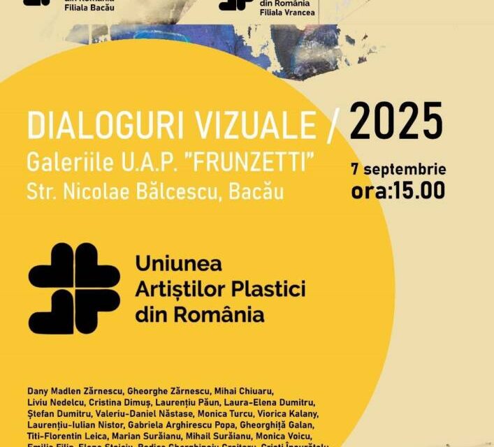 Expoziție de artă contemporană „Dialoguri vizuale 2025” @ Galeria Frunzeti, Bacău