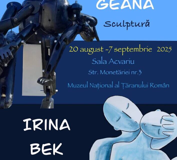 Expoziție de sculptură și pictură a artiștilor Cătălin Geană și Irina Bek @ Muzeul Național al Țăranului Român