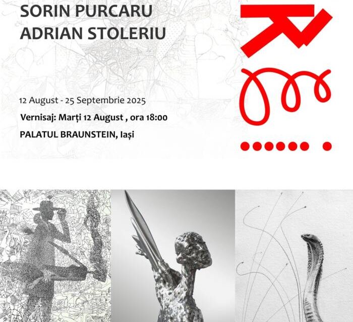 Expoziție „Trei”: Dragoș Pătrașcu, Sorin Purcaru, Adrian Stoleriu @ Palatul Braunstein, Iași
