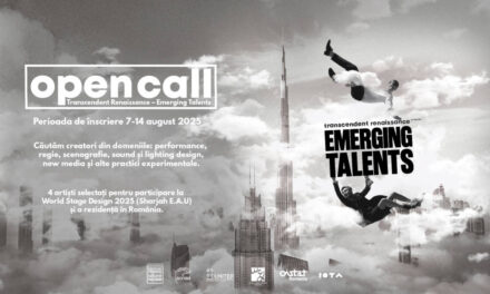 O șansă unică pentru artiștii multidisciplinari din România: proiectul „Transcendent Renaissance – Emerging Talents” deschide porțile către o rezidență internațională în cadrul World Stage Design 2025