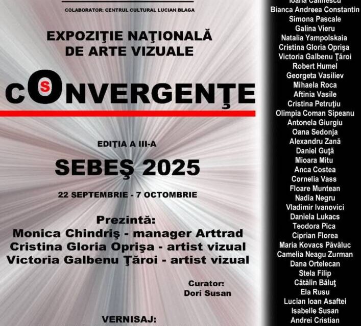 Expoziția Națională de Arte Vizuale „Convergențe”, ediția a III-a @ Primăria Municipiului Sebeş
