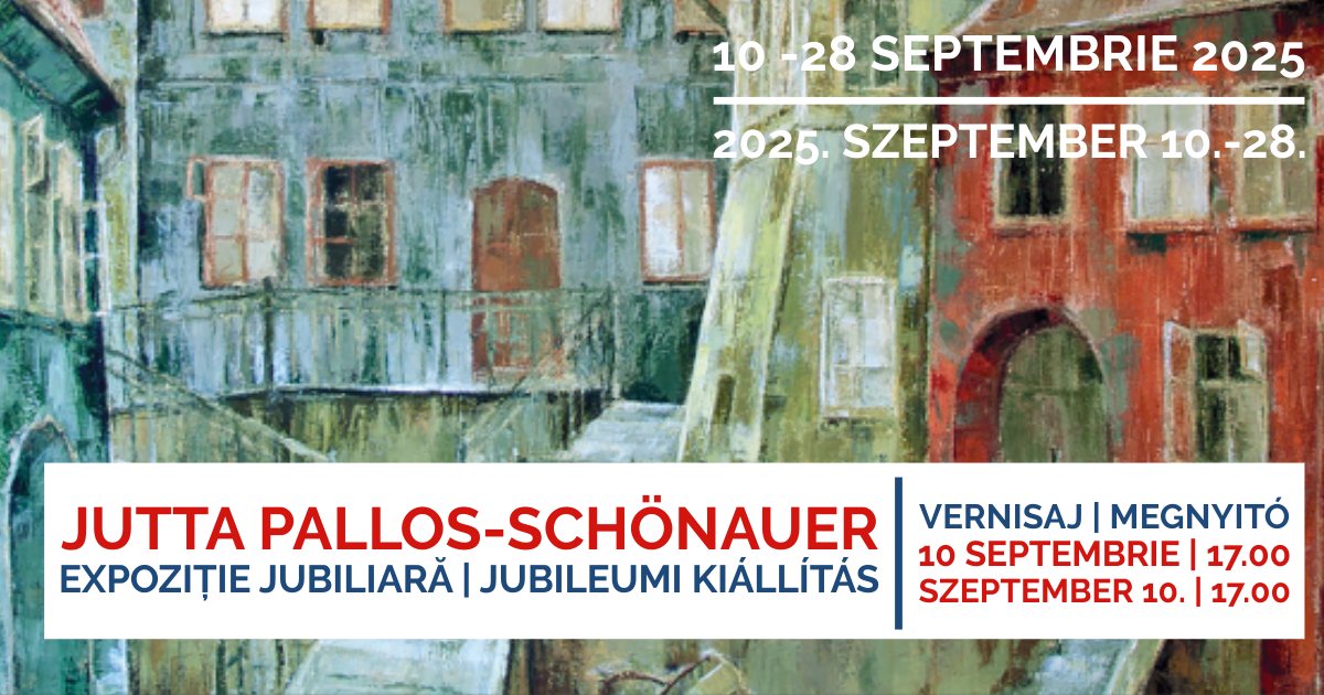 Expoziție jubiliară Jutta Pallos-Schönauer @ Muzeul de Artă Cluj-Napoca