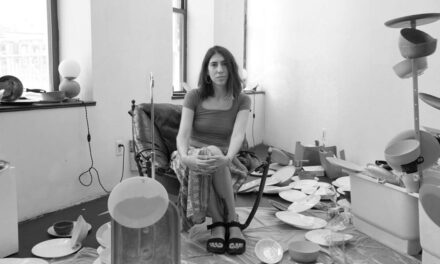 „Turnul din farfurii murdare” al Ioanei Aron, la New York