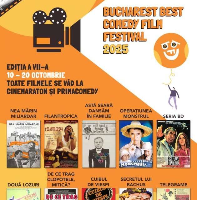 Un top al celor mai bune comedii cinematografice românești. Bucharest Best Comedy Film 2025