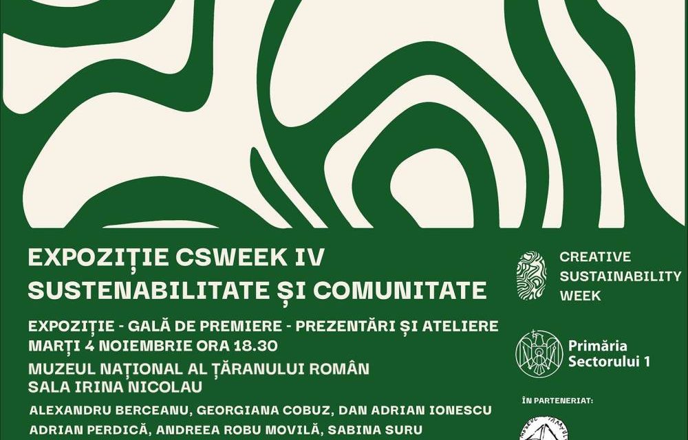 Expoziția „Comunitate și sustenabilitate” – eveniment CSWeek la MȚR