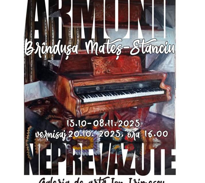 Expoziție de pictură Brânduşa Mateş-Stanciu „Armonii neprevăzute” @ Galeria de Artă Ion Irimescu din Suceava