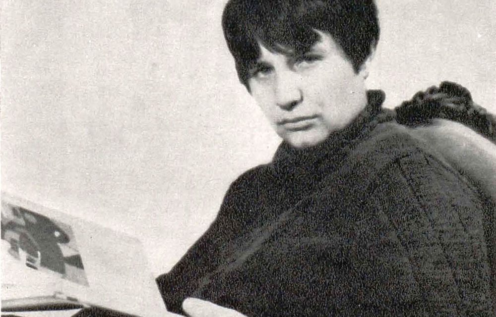 Maria Cocea în atelier 1970