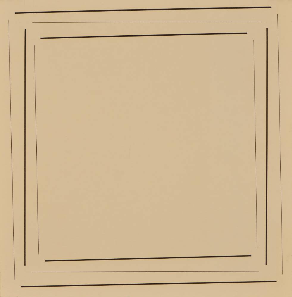 Roman Cotosman, Decentralized games, 48 x 48 cm, india ink on strathmore paper, 1982