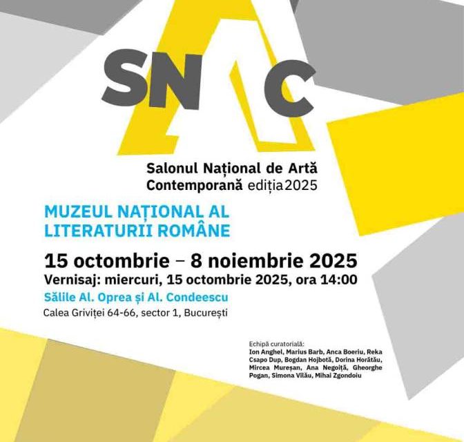Salonul Național de Artă Contemporană, ediția 2025 @ Muzeul Național al Literaturii Române