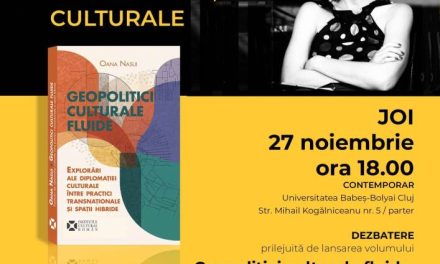 „De la politici la practici: configurații ale diplomației culturale”: dezbatere organizată de ICR la Spațiul CONTEMPORAR din Cluj-Napoca