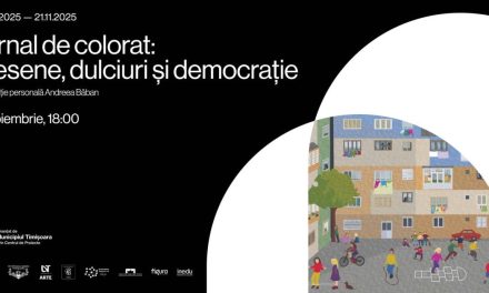 Expoziție Andreea Băban „Jurnal de colorat: Desene, dulciuri și democrație” @ Habitat B1, Timișoara