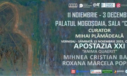Expoziţie de pictură şi grafică, „Apostazia XXI / Anima Quaerit”: Mihnea Cristian Badea şi Roxana Marcela Popescu @ Centrul Cultural Palatele Brâncoveneşti, Mogoşoaia