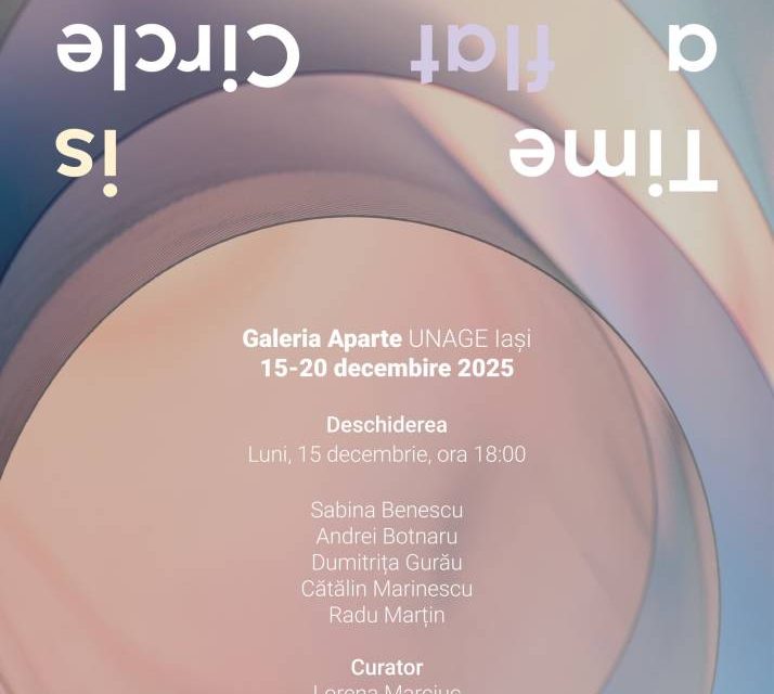 Expoziția „Time is a Flat Circle” @ Galeria Aparte, Facultatea de Arte Vizuale și Design, Iași