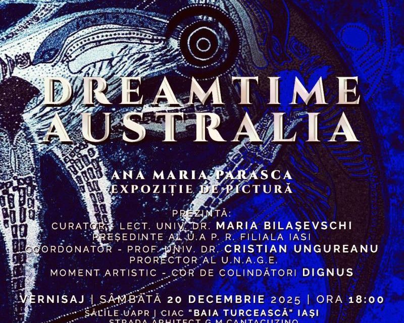 Expoziție de pictură Ana Maria Parasca „Dreamtime Australia” @ Centrul Internațional de Artă Contemporană – Baia Turcească din Iași