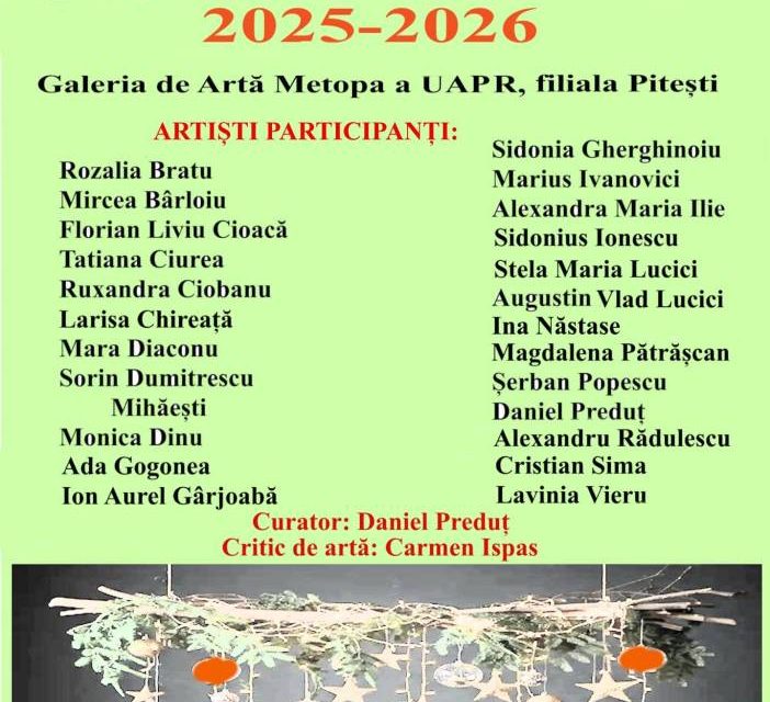 Salonul de iarnă al Filialei Pitești a UAP @ Galeriile „Metopa”, Pitești