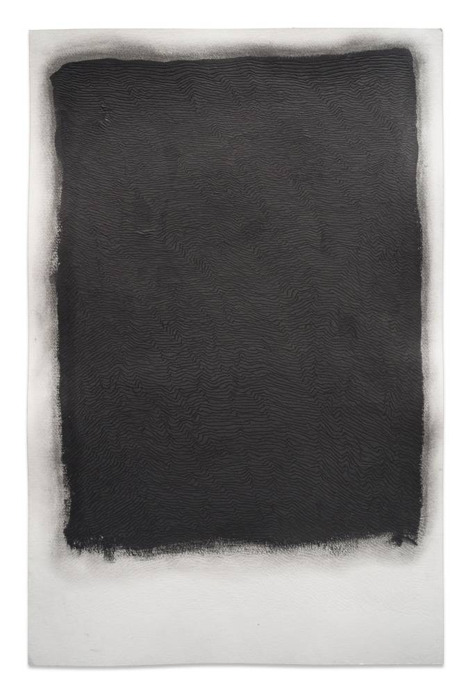 Sorin Neamțu, Score No2419, 2024, graphite on paper, 50 x 32 cm, Courtesy of Sector 1 Gallery