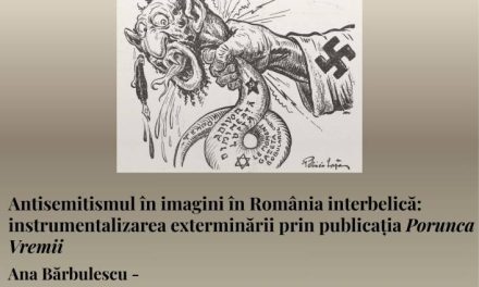 „Antisemitismul în imagini, recuperarea memoriei Holocaustului prin AI” – eveniment dedicat Zilei Internaționale de Comemorare a Victimelor Holocaustului @ ICR Tel Aviv