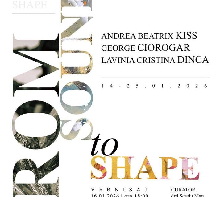 Expoziția de pictură și sculptură „From Sounds to Shape” Andreea Beatrix Kiss, Lavinia Cristina Dinca și George Ciorogar @ Muzeul de Artă Cluj-Napoca