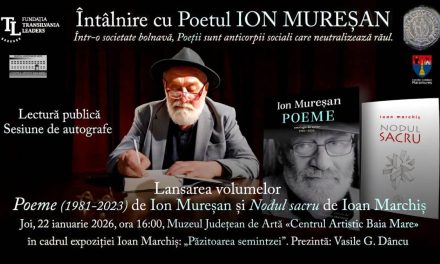 Finisajul expoziției „Păzitoarea semintzei” – Ioan Marchiș: Întâlnire cu poetul Ion Mureșan, lansări de carte și prezentarea lucrărilor realizate în workshop-ul de modelaj @ Muzeul Județean de Artă «Centrul Artistic Baia Mare»