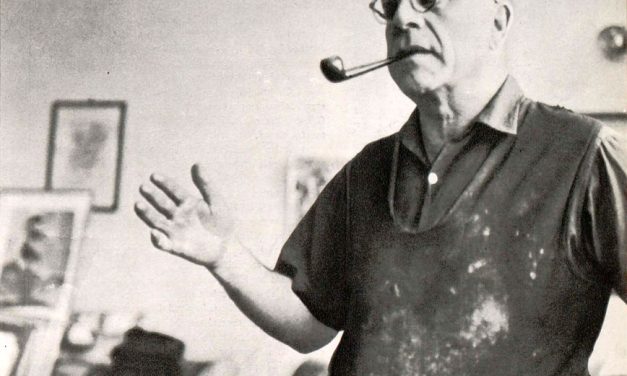 H.H. Catargi în atelier, 1965