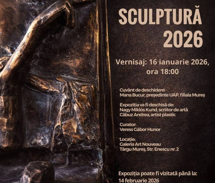 Salonul de sculptură 2026 @ Galeria Art Nouveau din Târgu Mureș