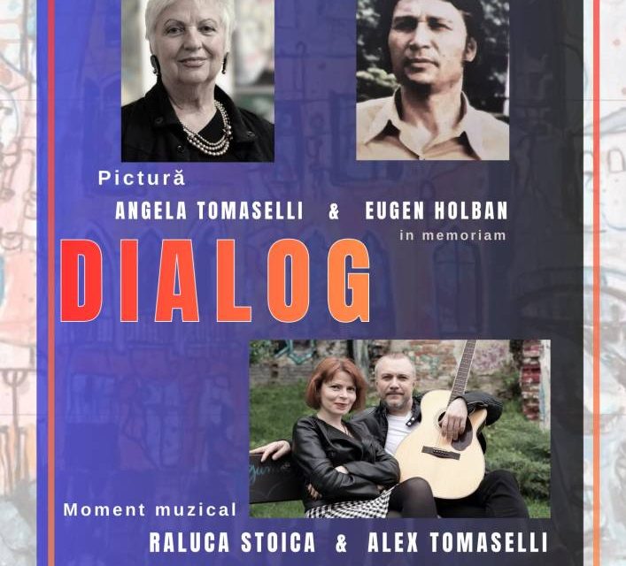 Expoziția „DIALOG” a artiștilor plastici Angela Tomaselli și Eugen Holban in memoriam @ Centrul Cultural ART 4 ALL, București