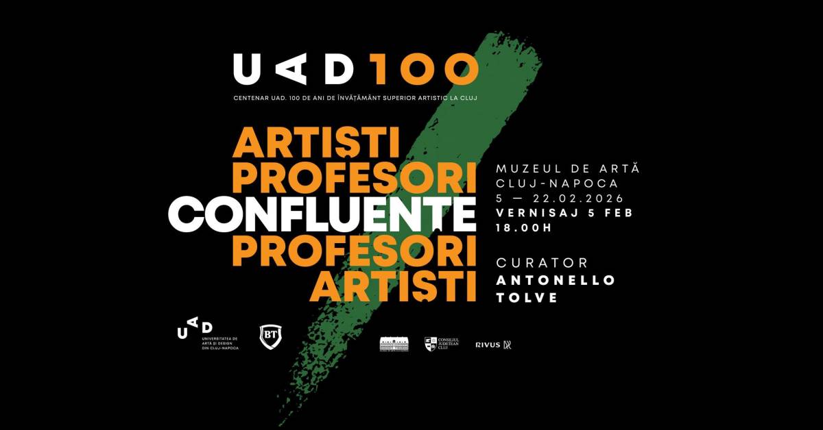 Expoziția „Confluențe. Artiști-profesori – profesori-artiști” de la Muzeul de Artă din Cluj-Napoca