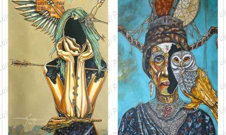 Expoziția Luigi Puiu „Șamani și Îngeri” @ Galeria de Artă “Octav Băncilă” a U.A.P.R. Filiala Iași