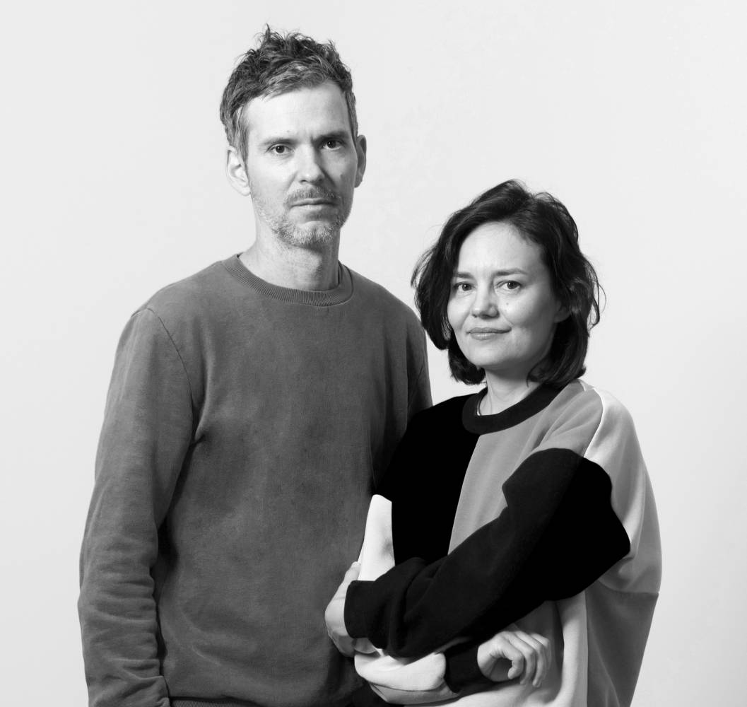 Anca Benera & Arnold Estefan, photo © Victoria_Tomaschko_B&W.Black Seas - Scores for the Sonic Eye _ Romania @ La Biennale di Venezia 2026