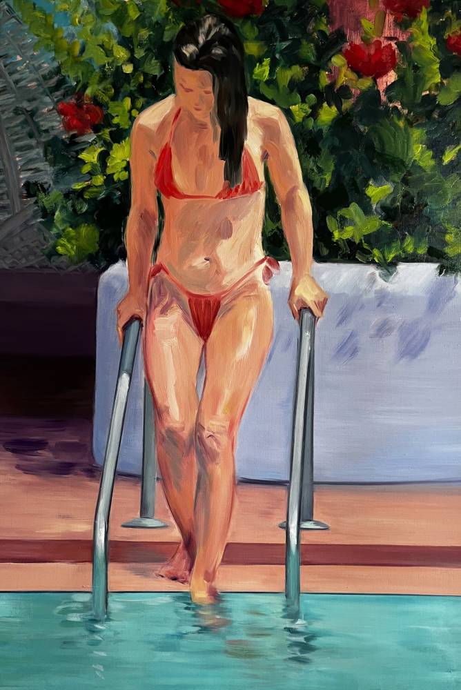 Carmen Belean, Innocence, oil on canvas 145x100cm, 2026