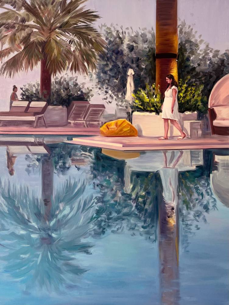 Carmen Belean, Song of innocence 145 x 110cm, Oil on linen 2025