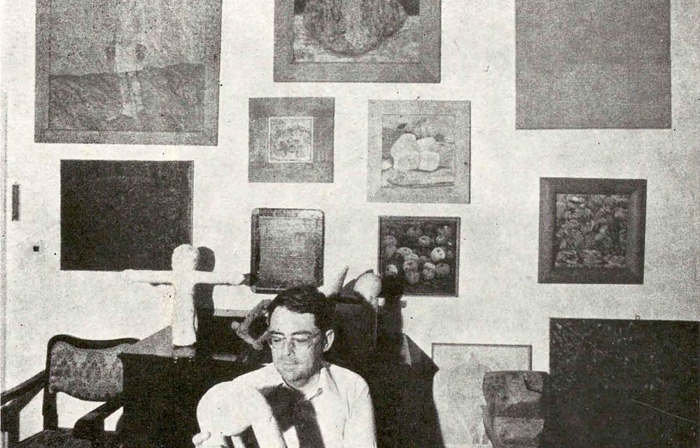 Colecționarul de artă Sorin Coștina în 1988